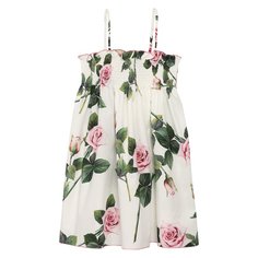 Хлопковый сарафан Dolce & Gabbana