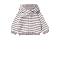 Хлопковый кардиган в контрастную полоску Kissy Kissy