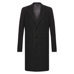 Однобортное пальто из шерсти Giorgio Armani