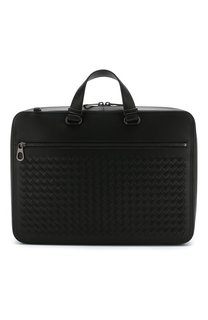 Кожаный портфель с плечевым ремнем Bottega Veneta