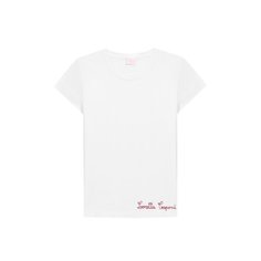 Хлопковая футболка Loretta Caponi