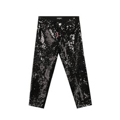 Джинсы с пайетками Dsquared2