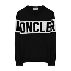 Шерстяной пуловер Moncler Enfant