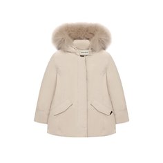 Пуховая парка с меховой отделкой Woolrich