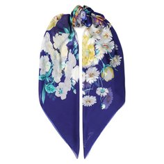 Шелковый платок с цветочным принтом Emilio Conte
