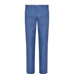 Льняные брюки прямого кроя Zilli