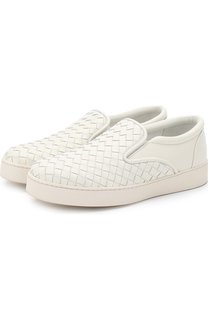 Кожаные слипоны Bottega Veneta