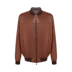 Кожаный бомбер Brioni