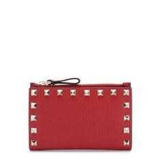 Кожаный футляр для кредитных карт Valentino Garavani Rockstud Valentino