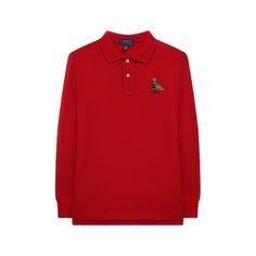 Хлопковое поло с длинными рукавами Polo Ralph Lauren