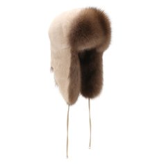 Шапка-ушанка из меха норки и соболя Kussenkovv