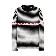 Шерстяной пуловер Balmain