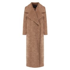 Пальто из смеси шерсти и хлопка Giorgio Armani