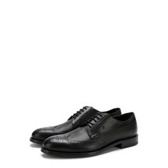 Однотонные кожаные дерби с брогированием Tod’s