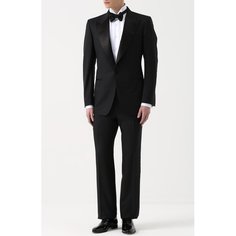 Шерстяной смокинг с остроконечными лацканами Tom Ford