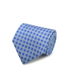 Шелковый галстук с узором Kiton