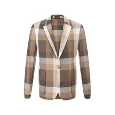 Пиджак из смеси хлопка и шелка Zegna Couture