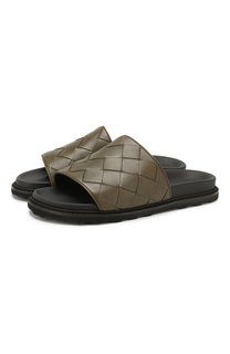 Кожаные шлепанцы Bottega Veneta