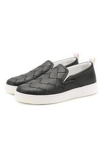 Кожаные слипоны Bottega Veneta