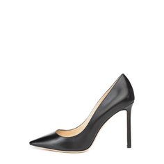 Кожаные туфли Romy 100 на шпильке Jimmy Choo