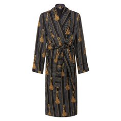 Шелковый халат Dolce & Gabbana