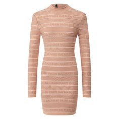 Платье из вискозы Balmain
