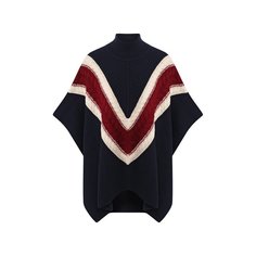 Пончо из шерсти и хлопка See by Chloé