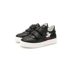 Кожаные кеды Dsquared2