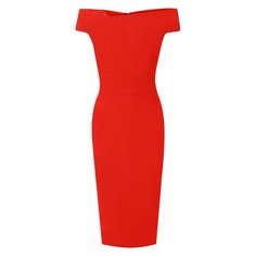 Приталенное платье-миди Roland Mouret