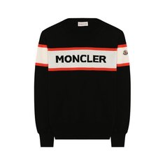 Хлопковый пуловер Moncler Enfant
