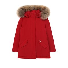 Парка с меховой отделкой на капюшоне Woolrich