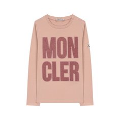 Хлопковый лонгслив Moncler Enfant