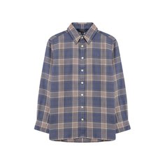 Хлопковая рубашка с воротником кент Polo Ralph Lauren
