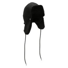 Кашемировая шапка-ушанка с меховой подкладкой Corneliani