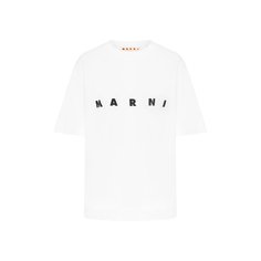 Хлопковая футболка Marni