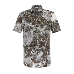Хлопковая рубашка с принтом Brioni