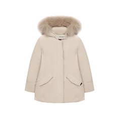 Пуховая парка с меховой отделкой Woolrich