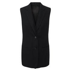 Жилет из смеси хлопка и льна Helmut Lang