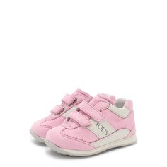 Замшевые кроссовки с застежками велькро Tod’s