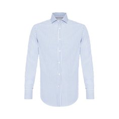 Хлопковая сорочка Brunello Cucinelli