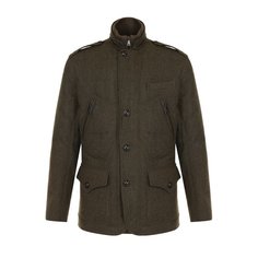 Шерстяная куртка на пуговицах с пуховой подстежкой Ralph Lauren