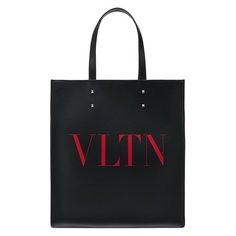 Кожаная сумка-шопер Valentino Garavani VLTN Valentino
