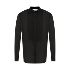 Сорочка из вискозы с воротником бабочка Saint Laurent