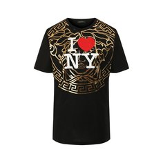 Хлопковая футболка Versace