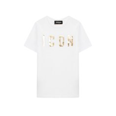 Хлопковая футболка Dsquared2