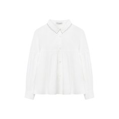 Хлопковая блузка Brunello Cucinelli