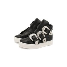 Высокие кеды из кожи Dsquared2