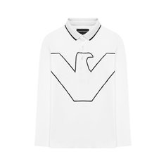 Хлопковое поло Emporio Armani