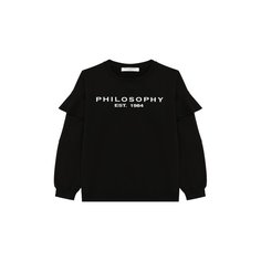 Хлопковый свитшот Philosophy di Lorenzo Serafini Kids