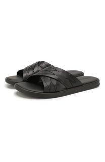 Кожаные шлепанцы Bottega Veneta